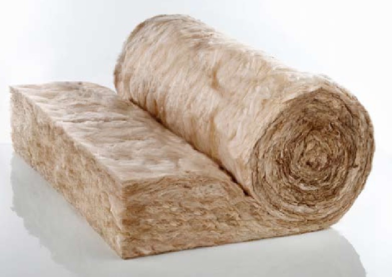 Laying Earthwool 44 attic insulation rolls